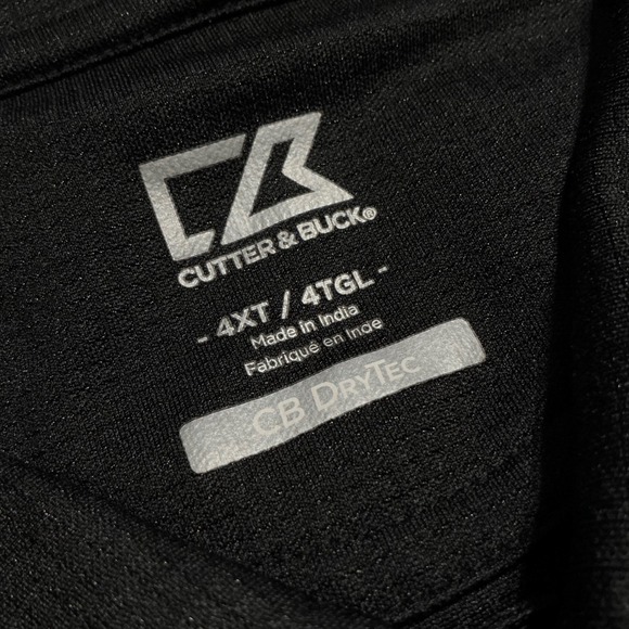 Cutter & Buck Mississippi State Bulldogs‎ Polo Shirt Mens 4XT Black - Picture 5 of 10